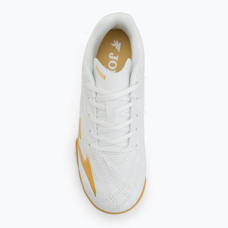 Kinder-Fußballschuhe Joma Evolution Jr 2602 TF white 5