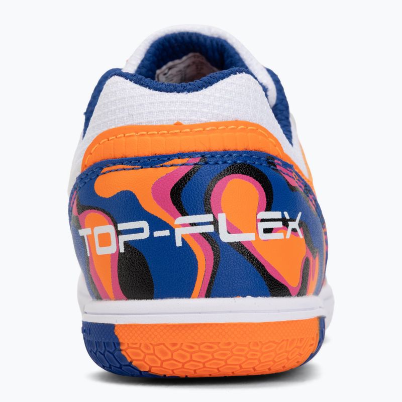 Fußballschuhe Kinder Joma Top Flex Jr IN white-orange 6