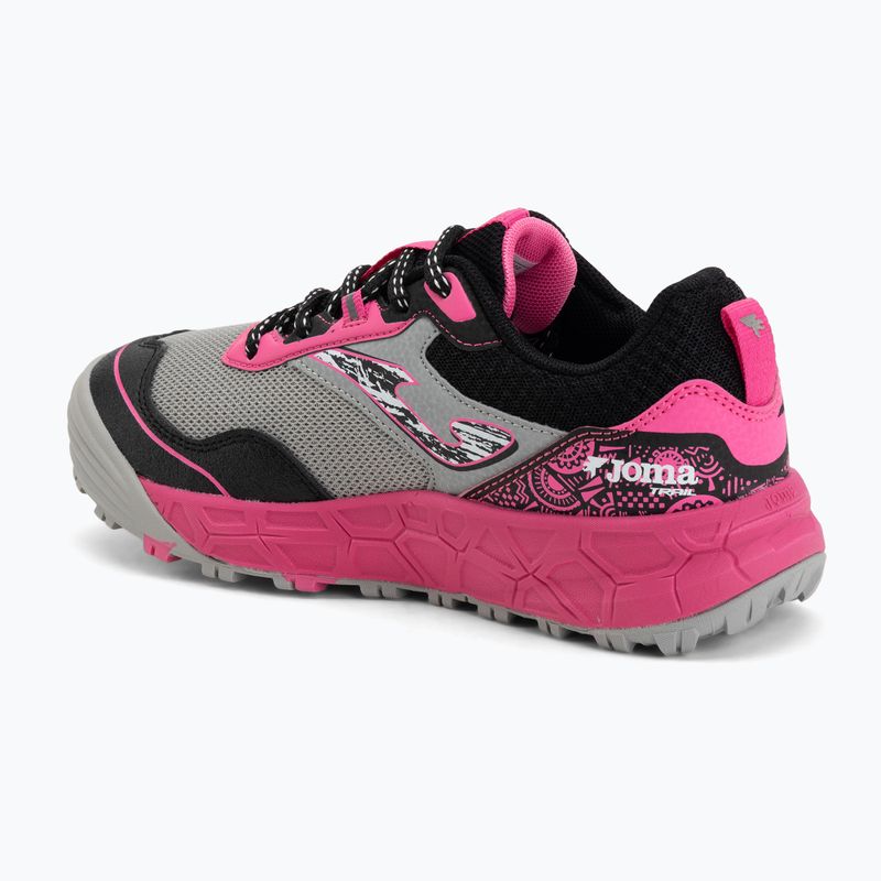 Kinder-Laufschuhe Joma Kubor Jr gray/fuchsia 3