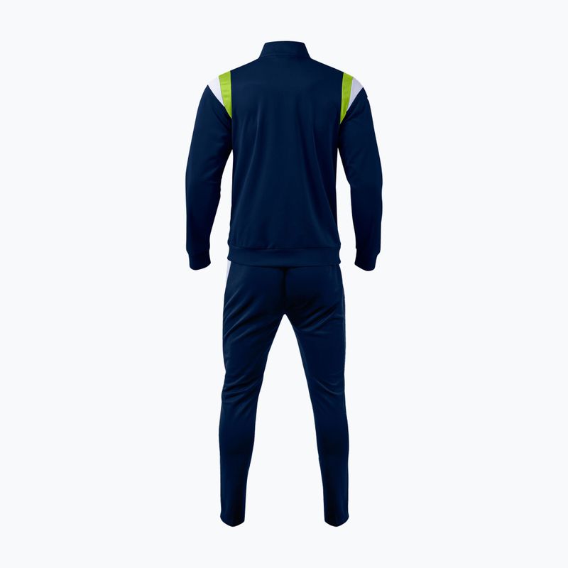 Herren-Trainingsanzug Joma Terra dark navy/lime 2