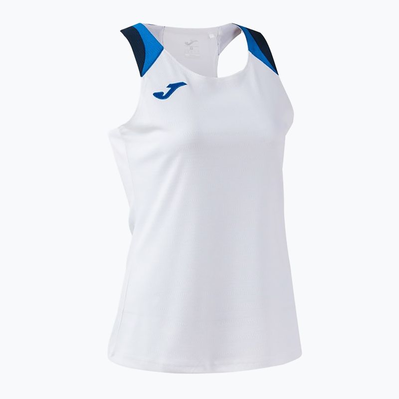 Damen-Tennisshirt Joma Terra Tank Top white/royal 3
