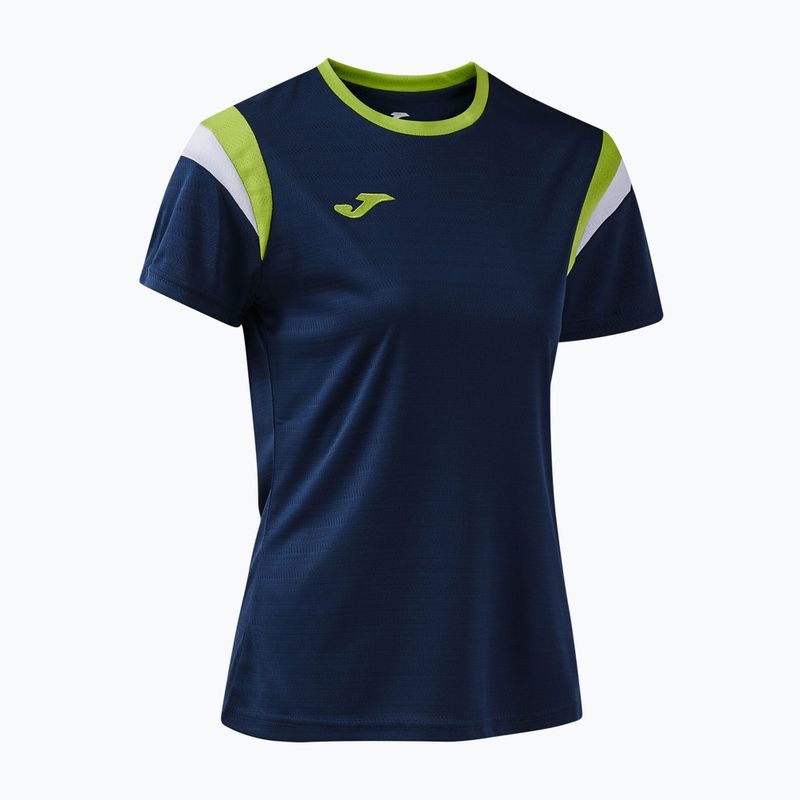 Damen-Tennisshirt Joma Terra dark navy/lime 3