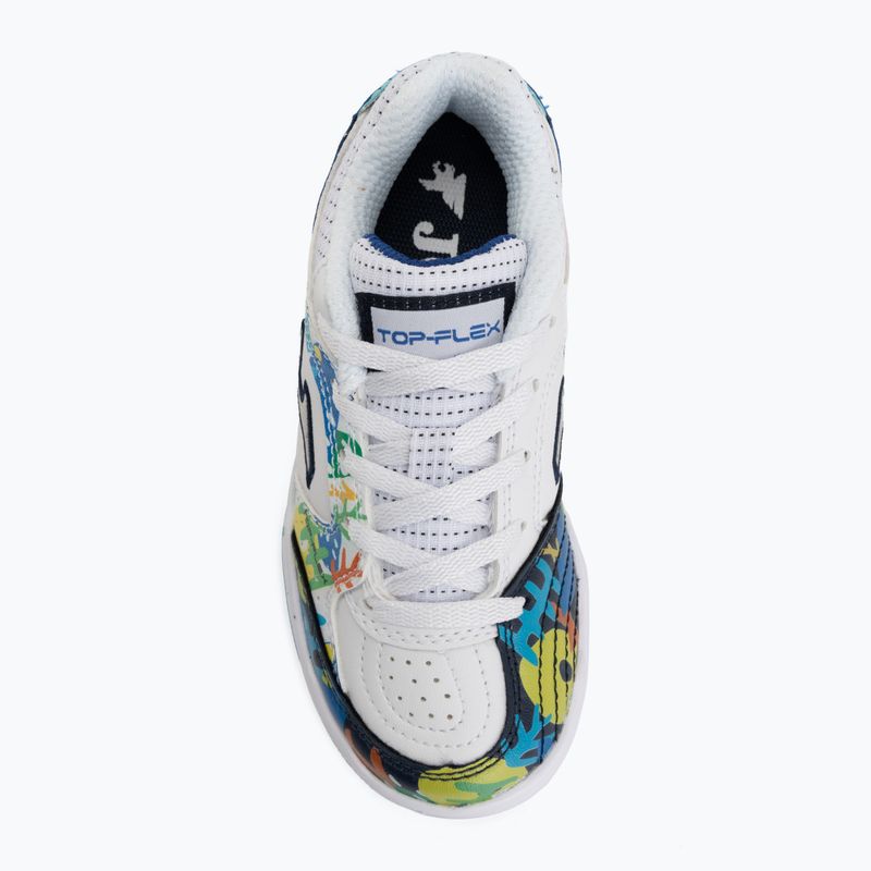 Kinder-Fußballschuhe Joma Top Flex Jr IN white 5