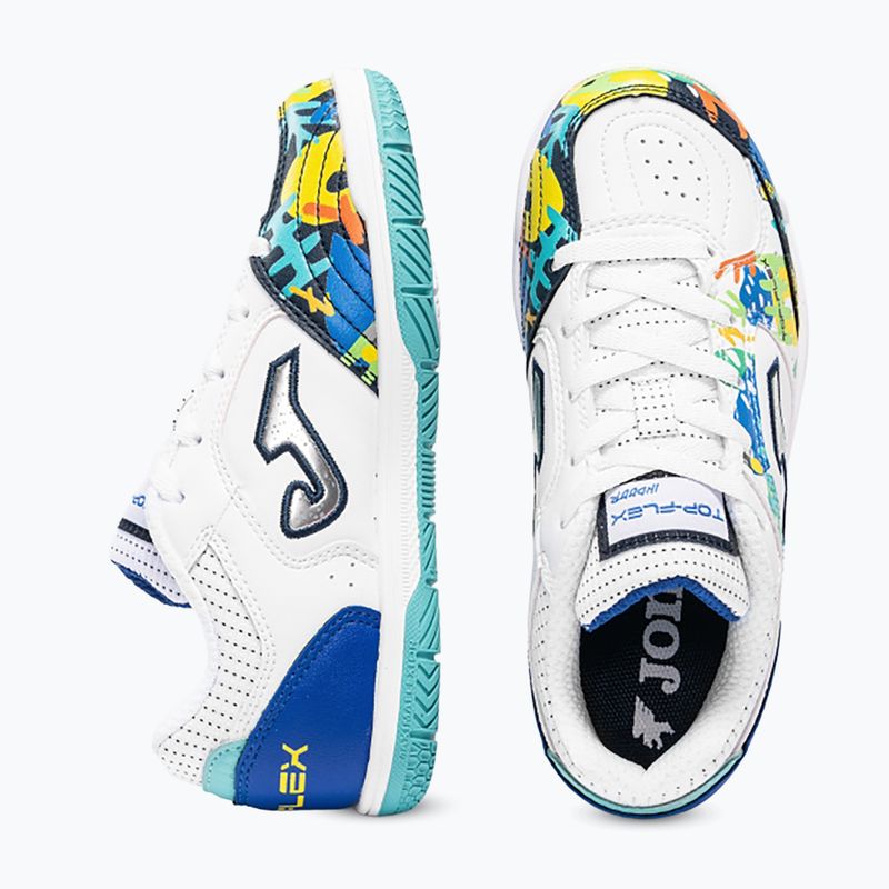 Kinder-Fußballschuhe Joma Top Flex Jr IN white 4