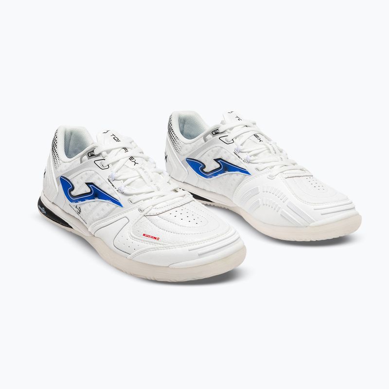 Herren-Fußballschuhe Joma Top Flex Ultralight Indoor white/royal blue 2