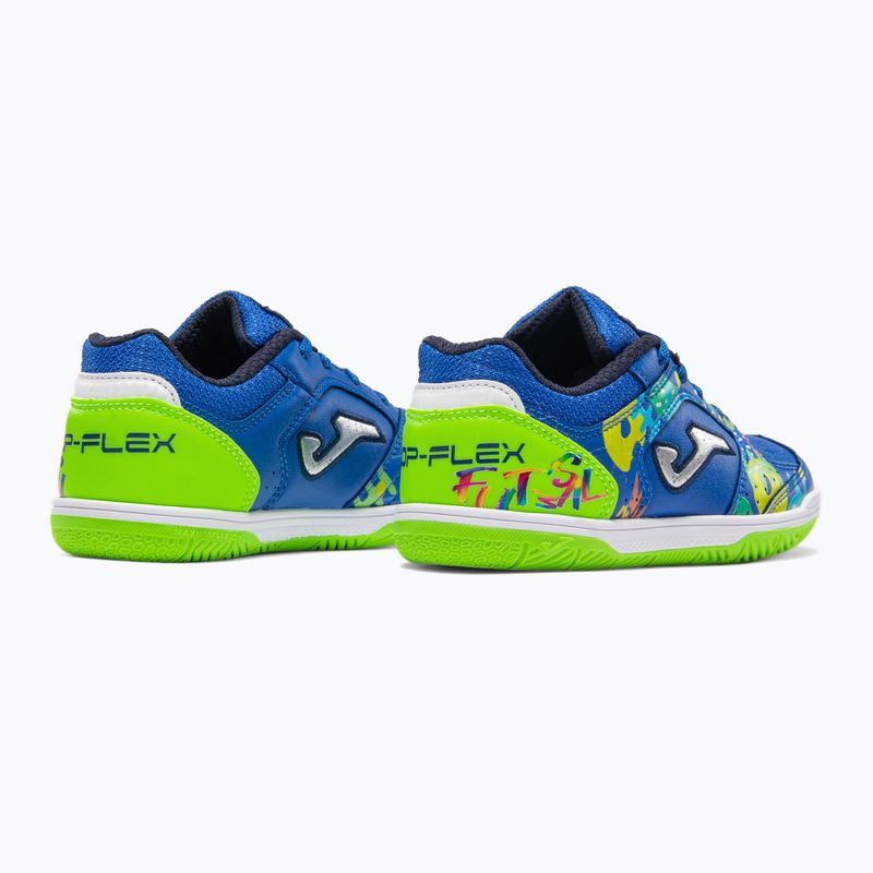 Kinder-Fußballschuhe Joma Top Flex Jr TF royal blue 3