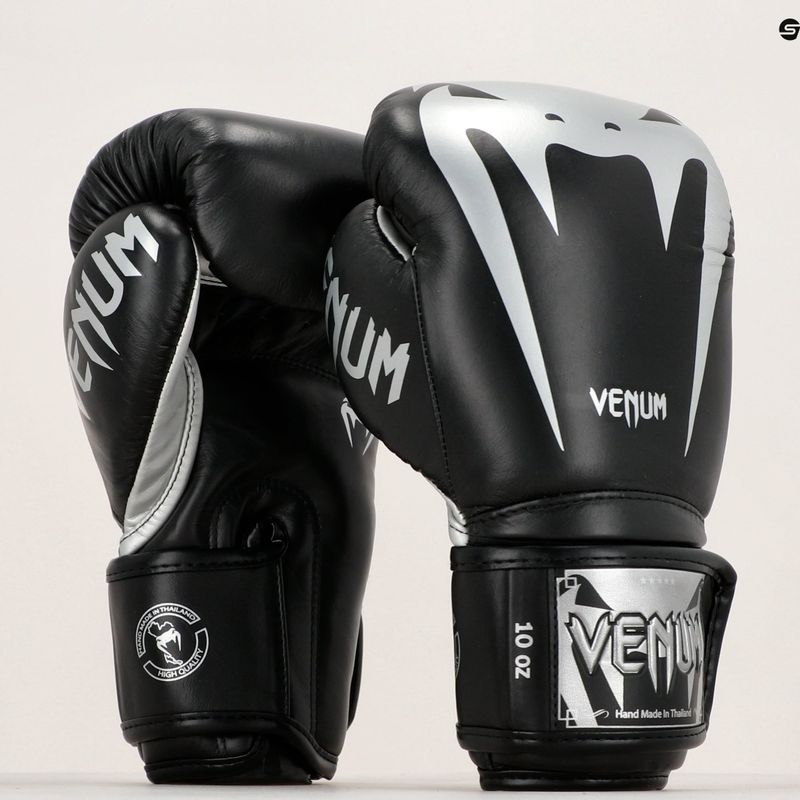 Venum Giant 3.0 schwarz und Silber Boxhandschuhe 2055-128 11