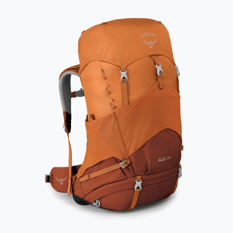 Osprey Ace 38 l orange Sonnenuntergang Kinder-Trekking-Rucksack 5