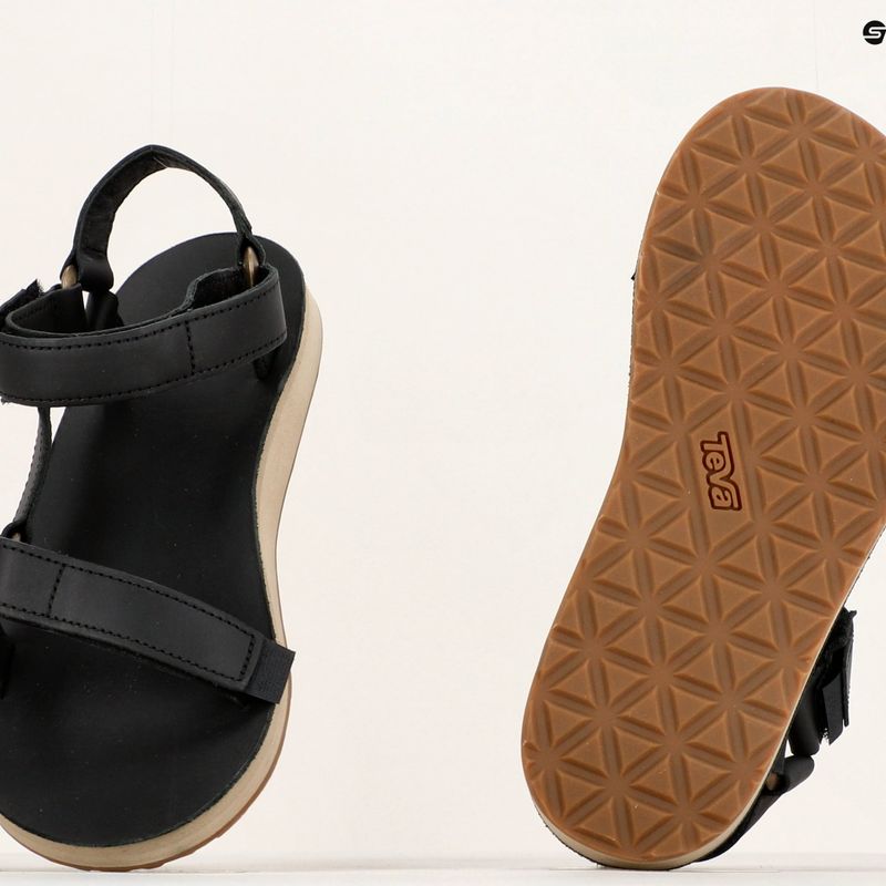 Damen Wandersandalen Teva Original Universal Leder schwarz 13