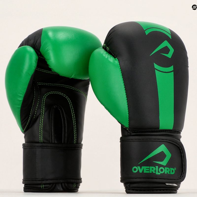 Overlord Boxerhandschuhe schwarz-grün 100003-GR 9