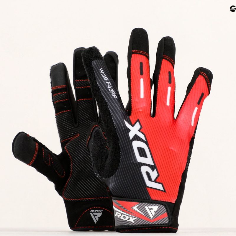 RDX Sublimation Trainingshandschuhe schwarz-rot WGS-F43RP