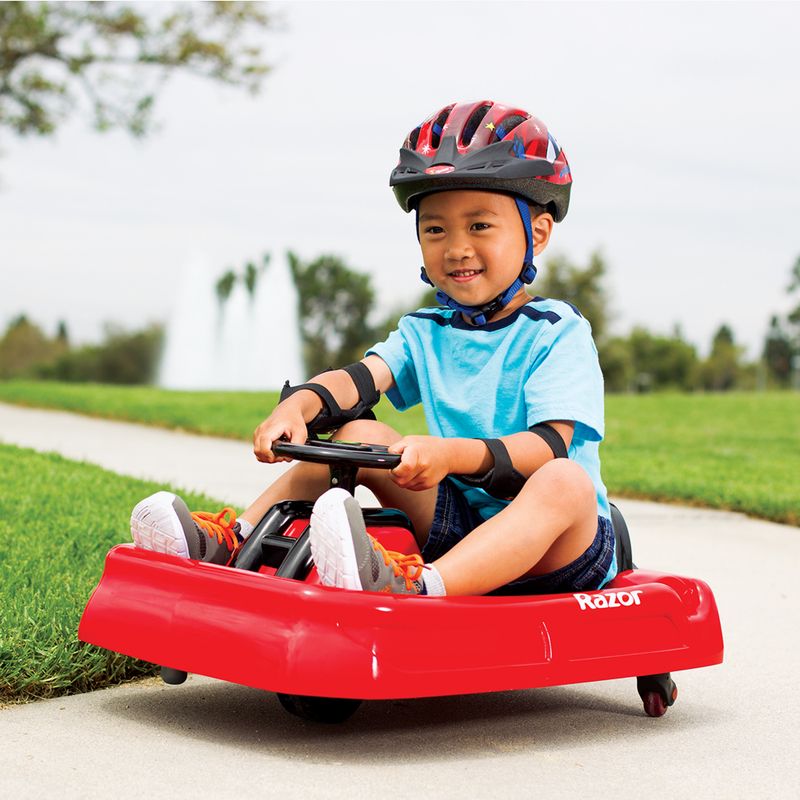Elektrisches Gokart für Kinder Razor Lil' Crazy Cart rot 9