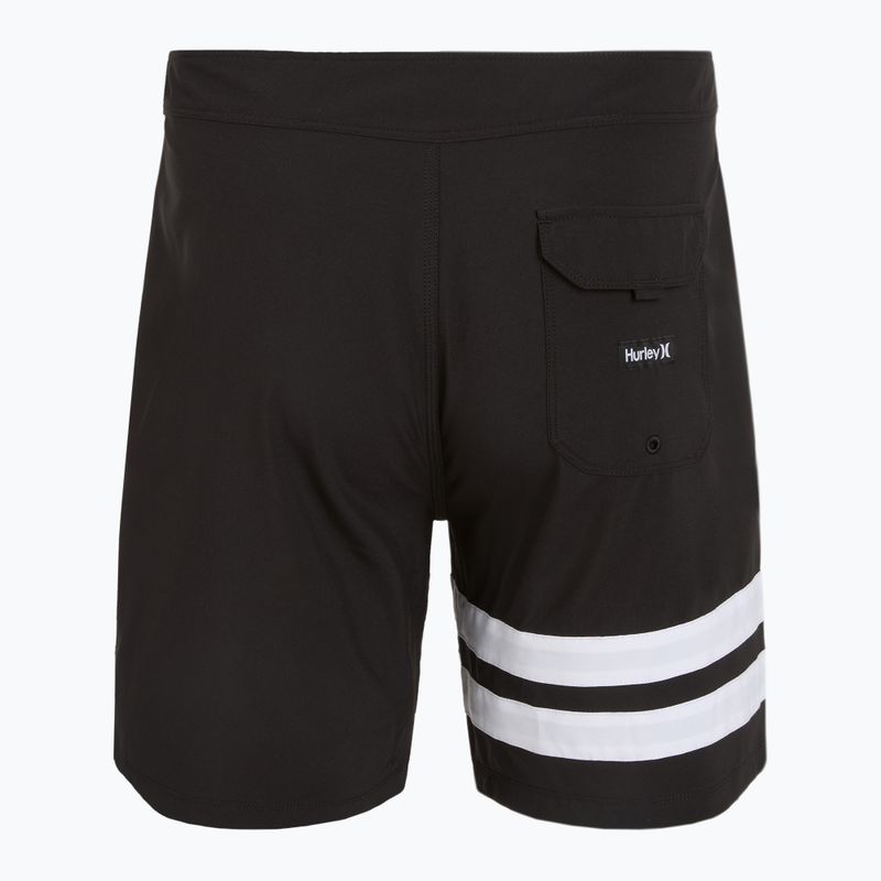 Hurley Block Party 18" schwarz Männer schwimmen Shorts 2
