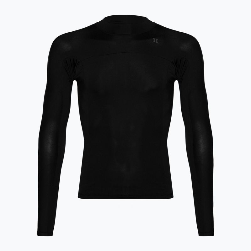 Herren Hurley Channel Crossing Paddle Series Schwimmen Longsleeve schwarz