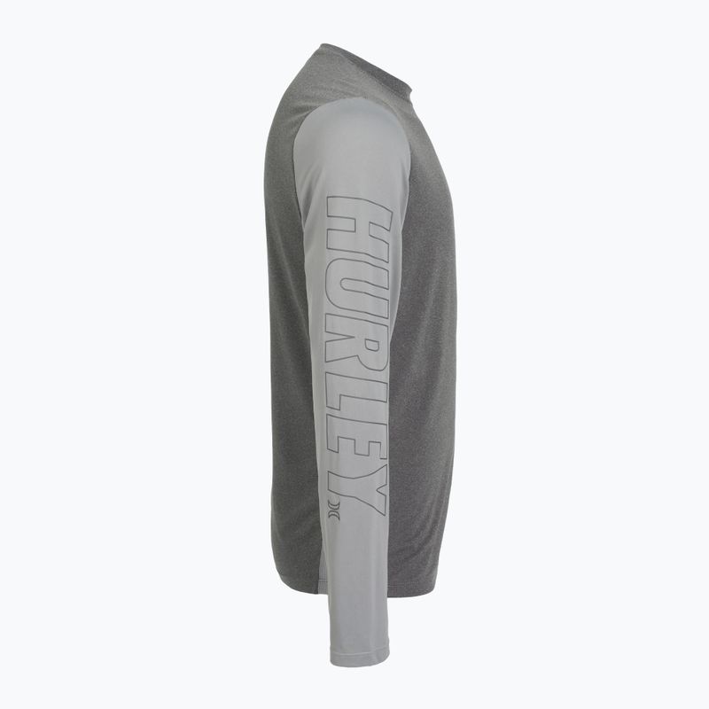 Hurley Herren H2O-Dri Easton ion grau heather Longsleeve 3