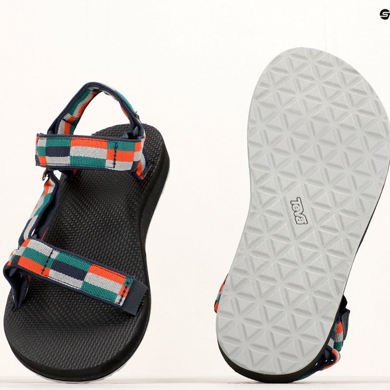 Herren Teva Original Universal Retro-Block totale Finsternis Wandern Sandalen 10