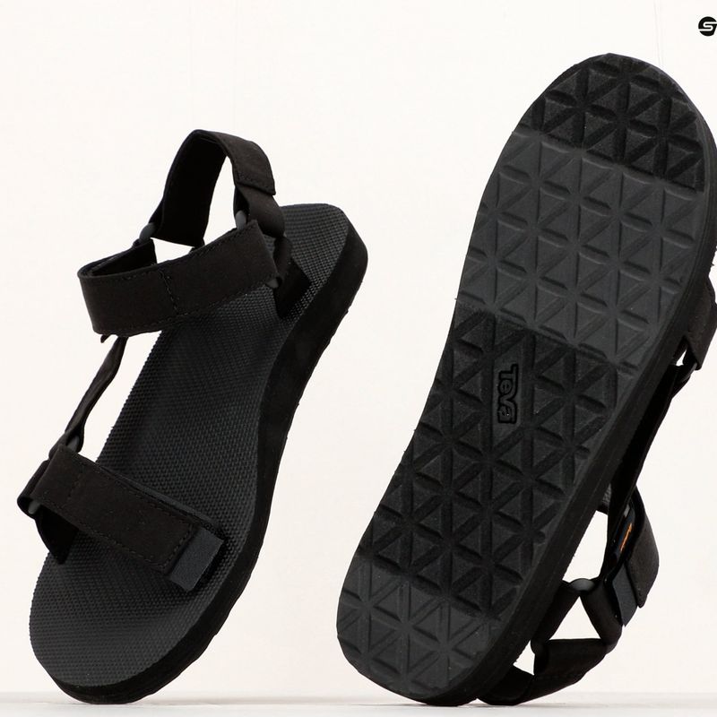 Herren Wandersandalen Teva Original Universal Canvas schwarz 10