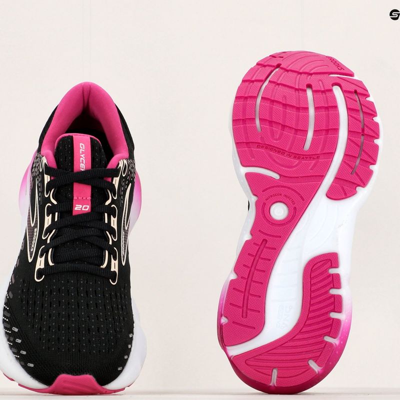 Damen Laufschuhe Brooks Glycerin 20 schwarz/fuchsia/linen 13