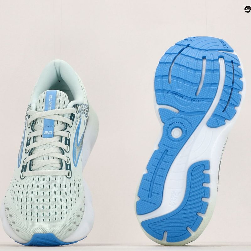 Damen Laufschuhe Brooks Glycerin 20 blau glas/marina/legion blau 16