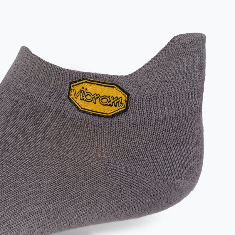 Vibram Fivefingers Athletic No-Show Socken grau S15N03 3