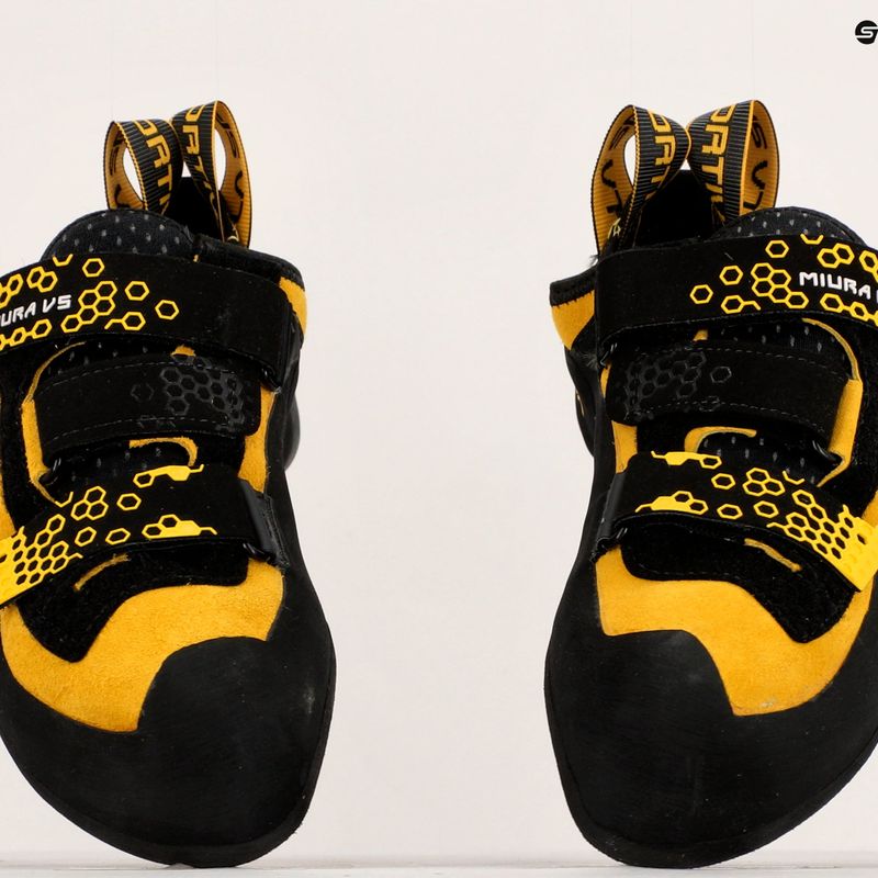 LaSportiva Miura VS Herren Kletterschuhe schwarz/gelb 40F999100 18