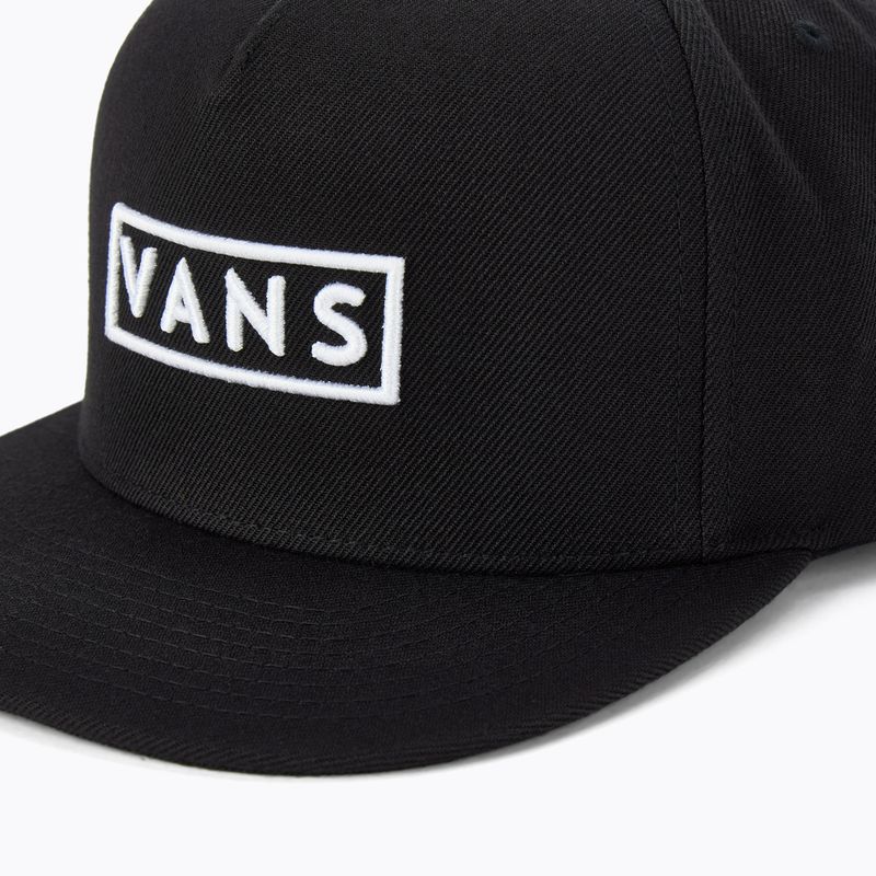 Herren Vans Mn Easy Box Snapback Kappe schwarz