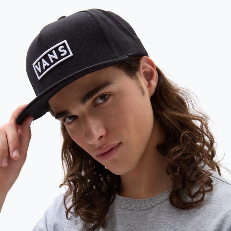 Herren Vans Mn Easy Box Snapback Kappe schwarz