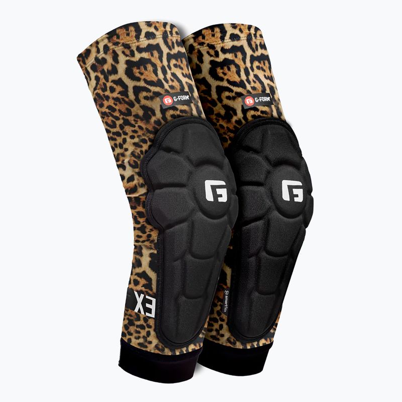 G-Form Pro-X3S Ellbogen schwarz leopard Fahrrad Protektoren