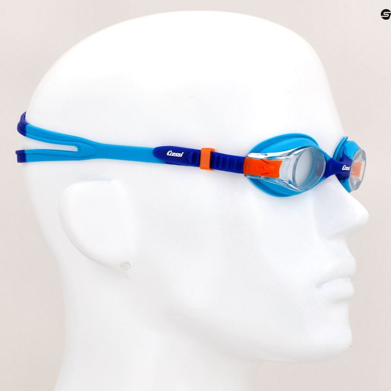 Cressi Dolphin 2.0 Schwimmbrille für Kinder blau USG010220 7