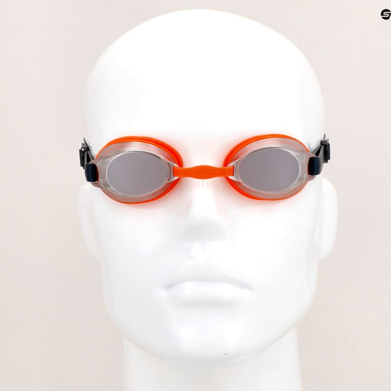 Speedo Jet Mirror Junior Kinder Schwimmbrille schwarz 8-12636 11
