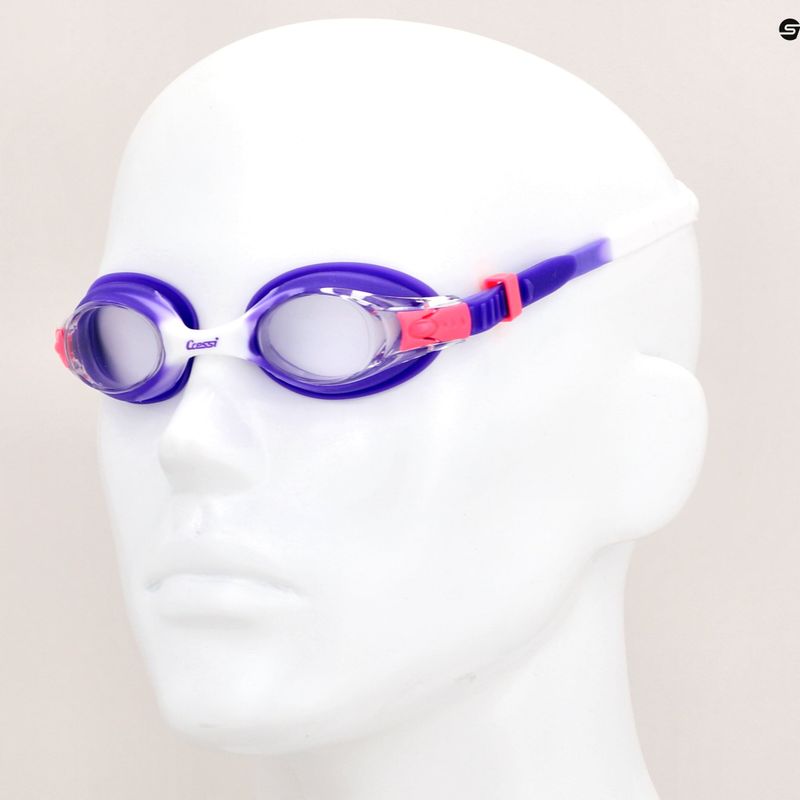 Cressi Dolphin 2.0 Kinder-Schwimmbrille lila und weiß USG010430 7