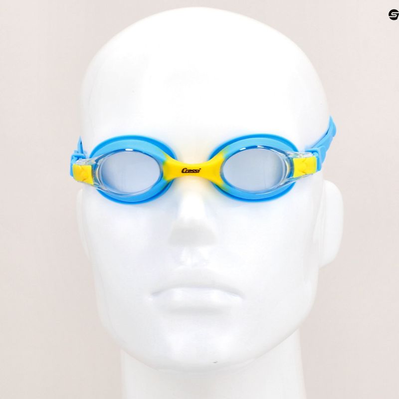 Cressi Dolphin 2.0 Schwimmbrille für Kinder gelb USG010203B 7