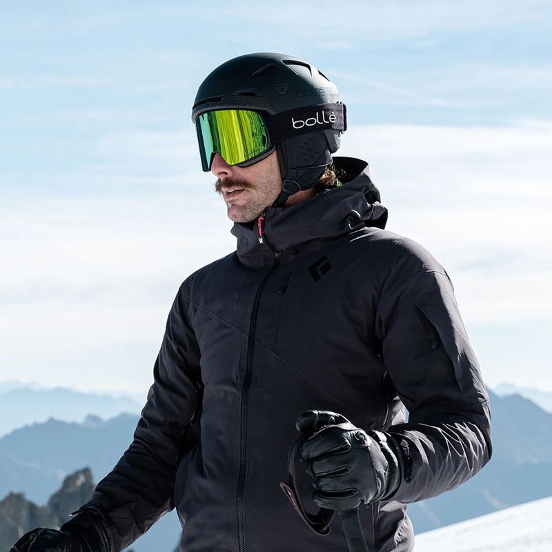 Skibrille Bollé Nevada black corp matte/phantom green emerald 5