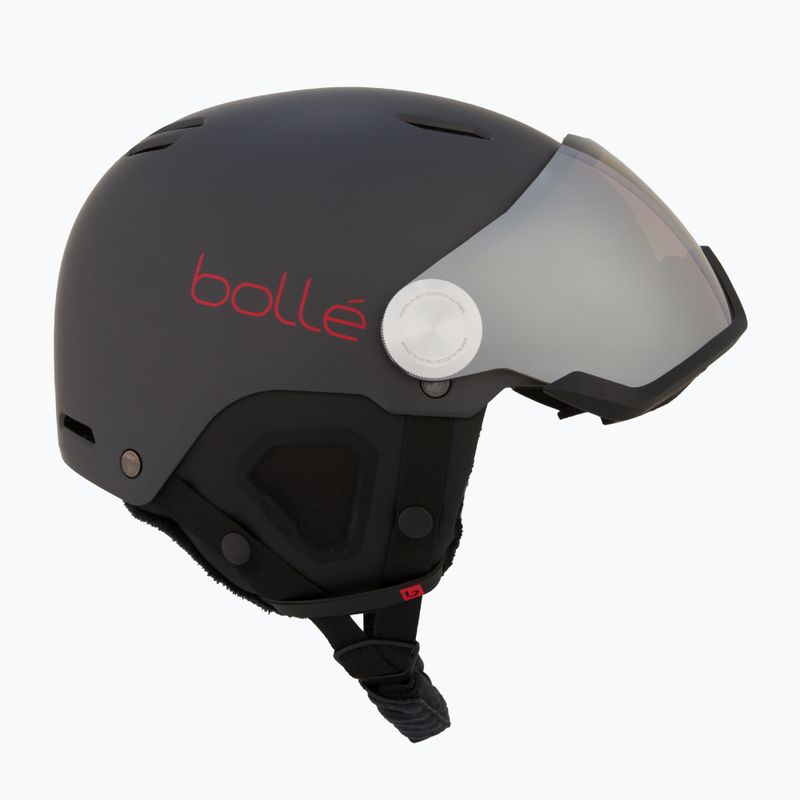 Skihelm Bollé Might Visor titanium red matte/brown gun 6