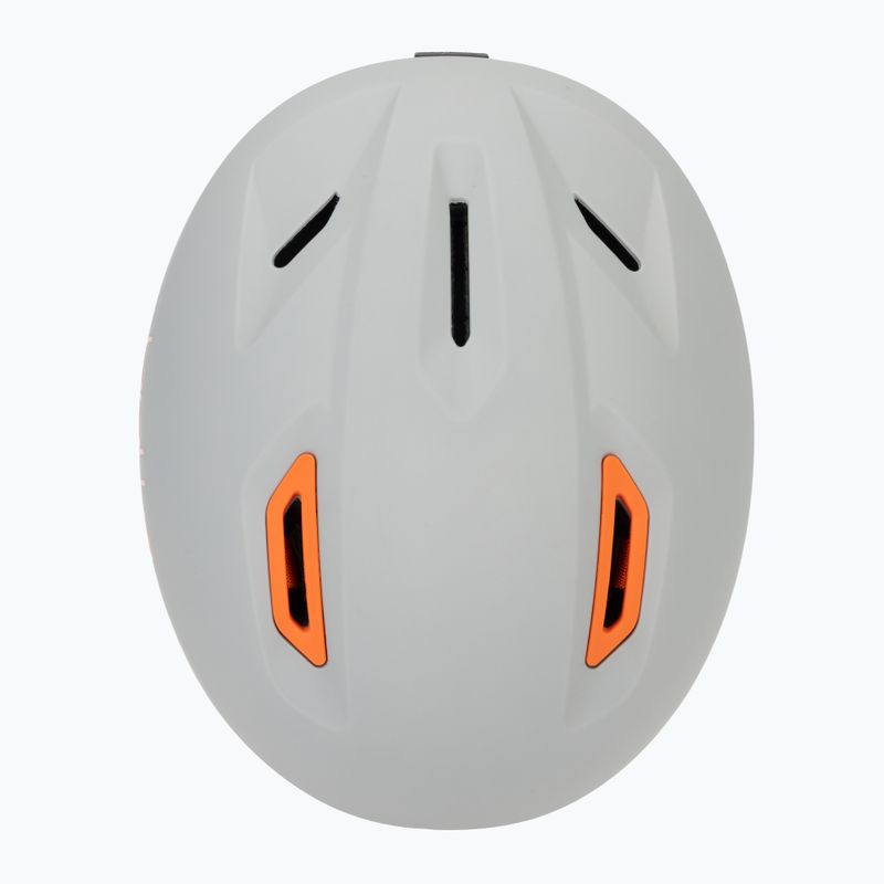 Skihelm Kinder Bollé Atmos Youth grey/orange matte 6