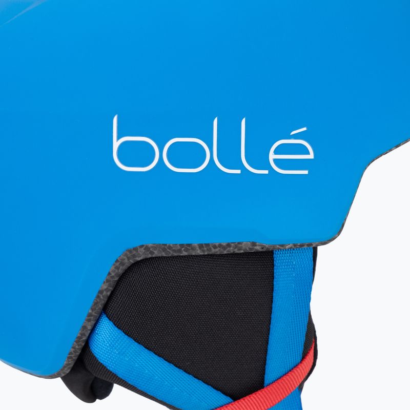 Skihelm Kinder Bollé Atmos Youth race blue matte 7