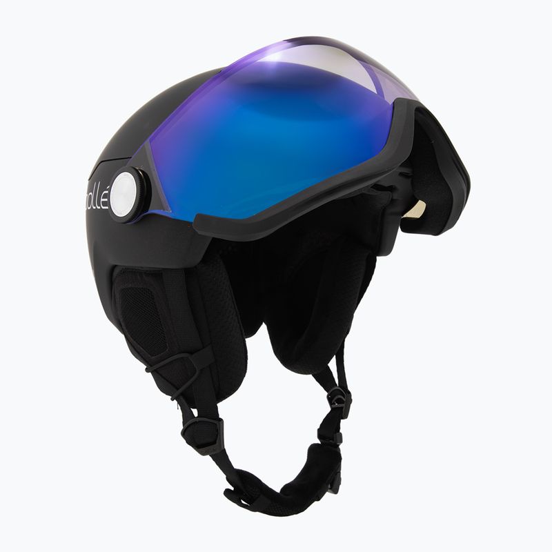 Skihelm Bollé V-Ryft Pure black coal matte/photochromic blue 10