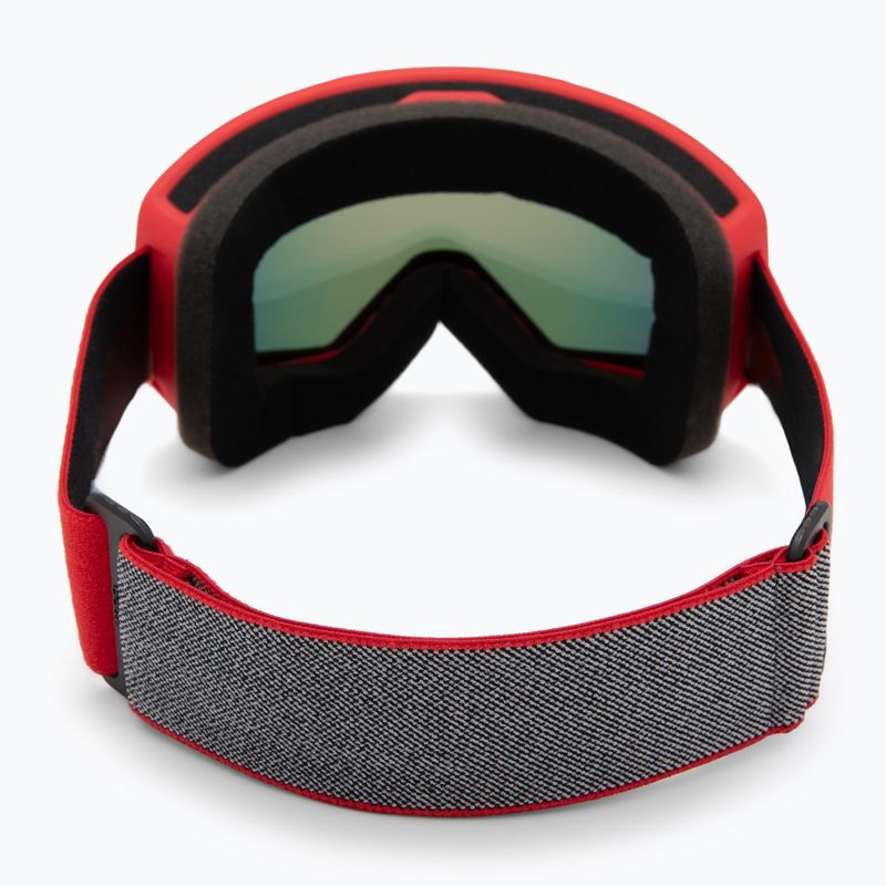 Skibrille Bollé Bedrock Plus carmine red/suNr.ise 3