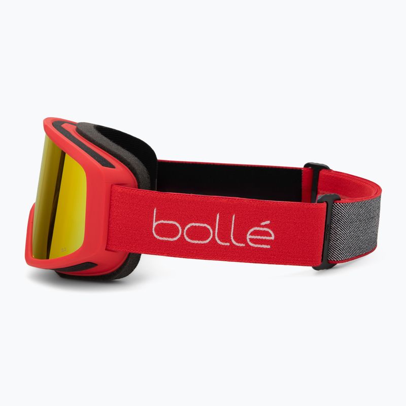 Skibrille Bollé Bedrock Plus carmine red/suNr.ise 4