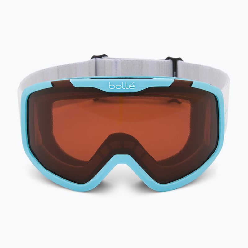 Skibrille Kinder Bollé Rocket blue& white matte/ rosy bronze 2