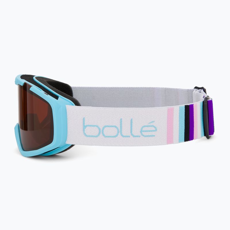 Skibrille Kinder Bollé Rocket blue& white matte/ rosy bronze 4