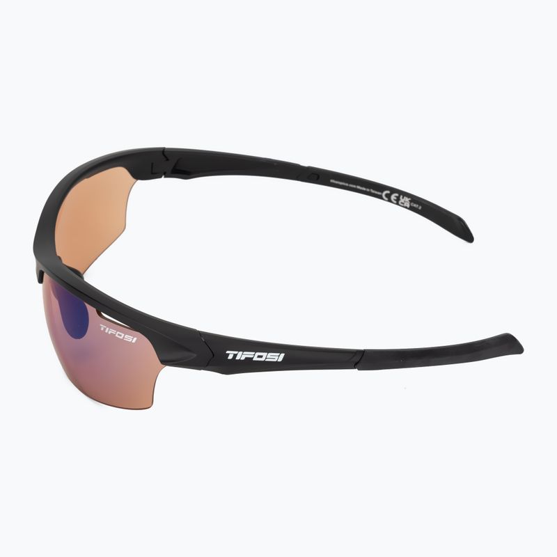 Tifosi Intense Sonnenbrille mattschwarz/ac rot 4