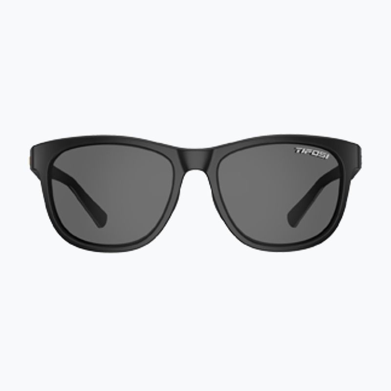 Tifosi Swank Polarized satinierte Sonnenbrille schwarz/rauch 2