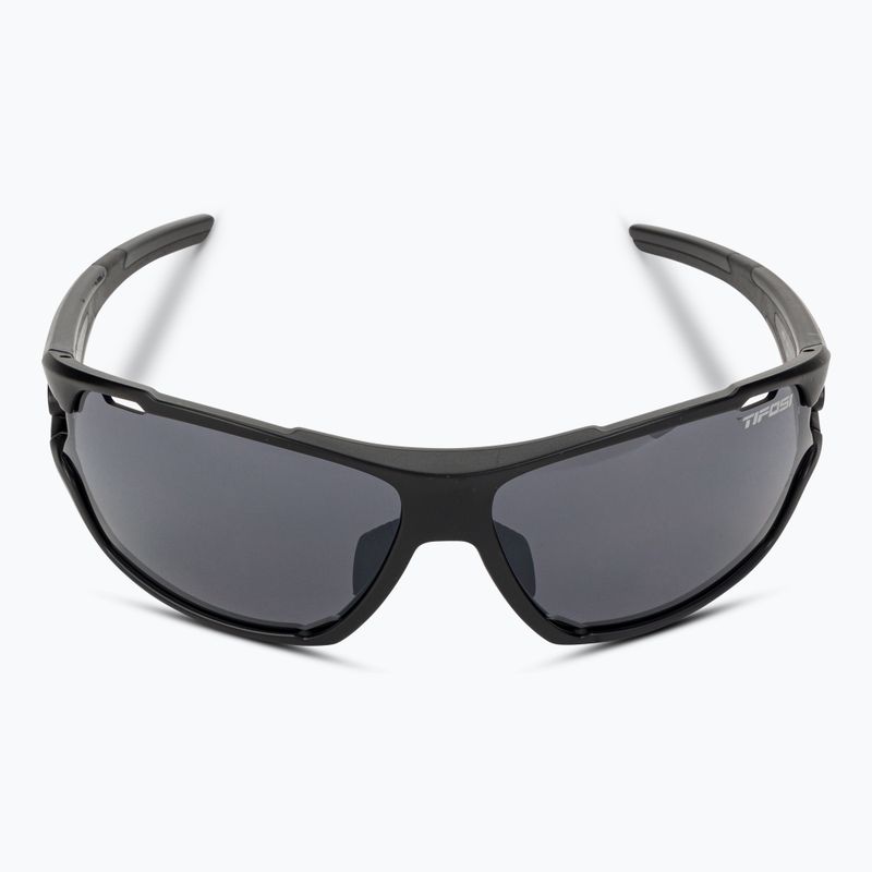 Tifosi Amok matte schwarz/Rauch/ac rot/klar Fahrradbrille 4