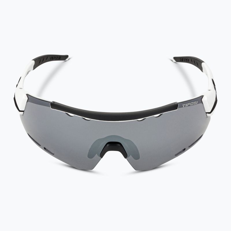 Tifosi Alliant 3 weiß schwarz/rauch/ac rot/klar Fahrradbrille 4