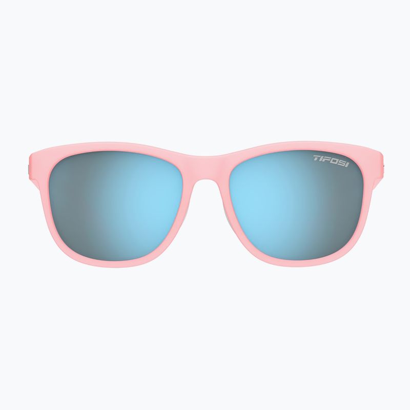 Tifosi Swank satinierte Kristall-Sonnenbrille blush/rauch hellblau 2