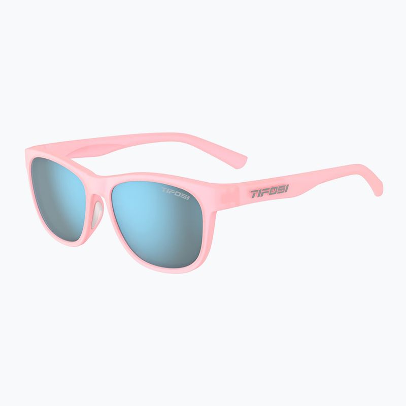 Tifosi Swank satinierte Kristall-Sonnenbrille blush/rauch hellblau 3