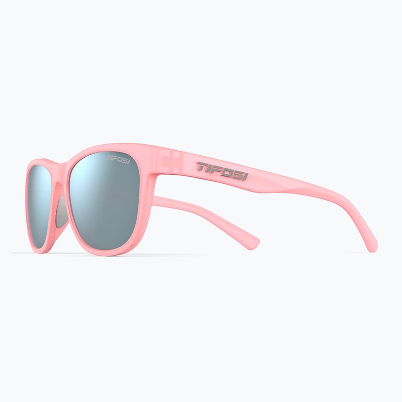 Tifosi Swank satinierte Kristall-Sonnenbrille blush/rauch hellblau 4