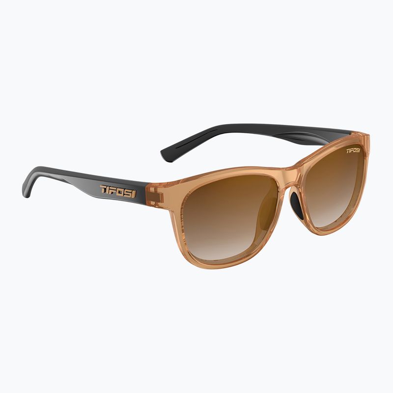 Tifosi Swank Sonnenbrille Kristall braun/onyx/braun mit Farbverlauf