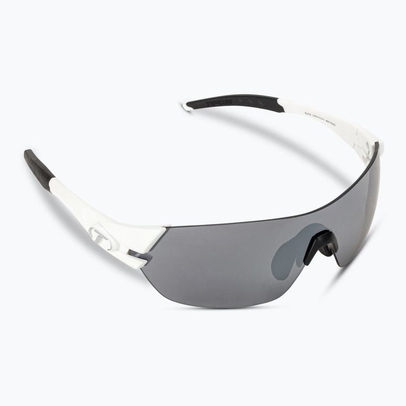 Tifosi Slice matte weiß/Rauch/ac rot/klar Fahrradbrille 2
